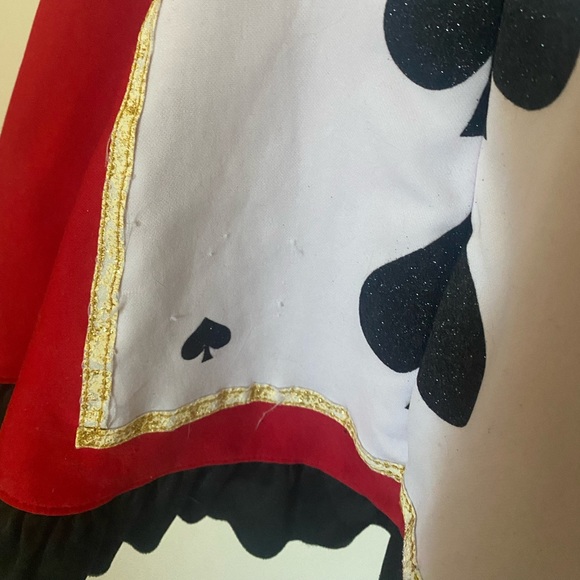 Queen of Hearts Women’s Halloween Costume Dress - Picture 8 of 8